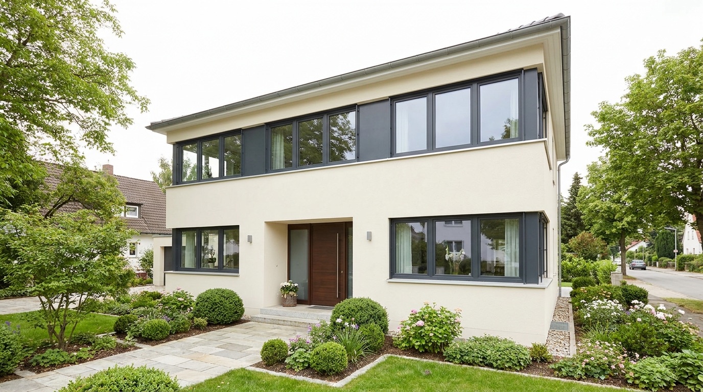 Einfamilienhaus nach dem Fenstertausch