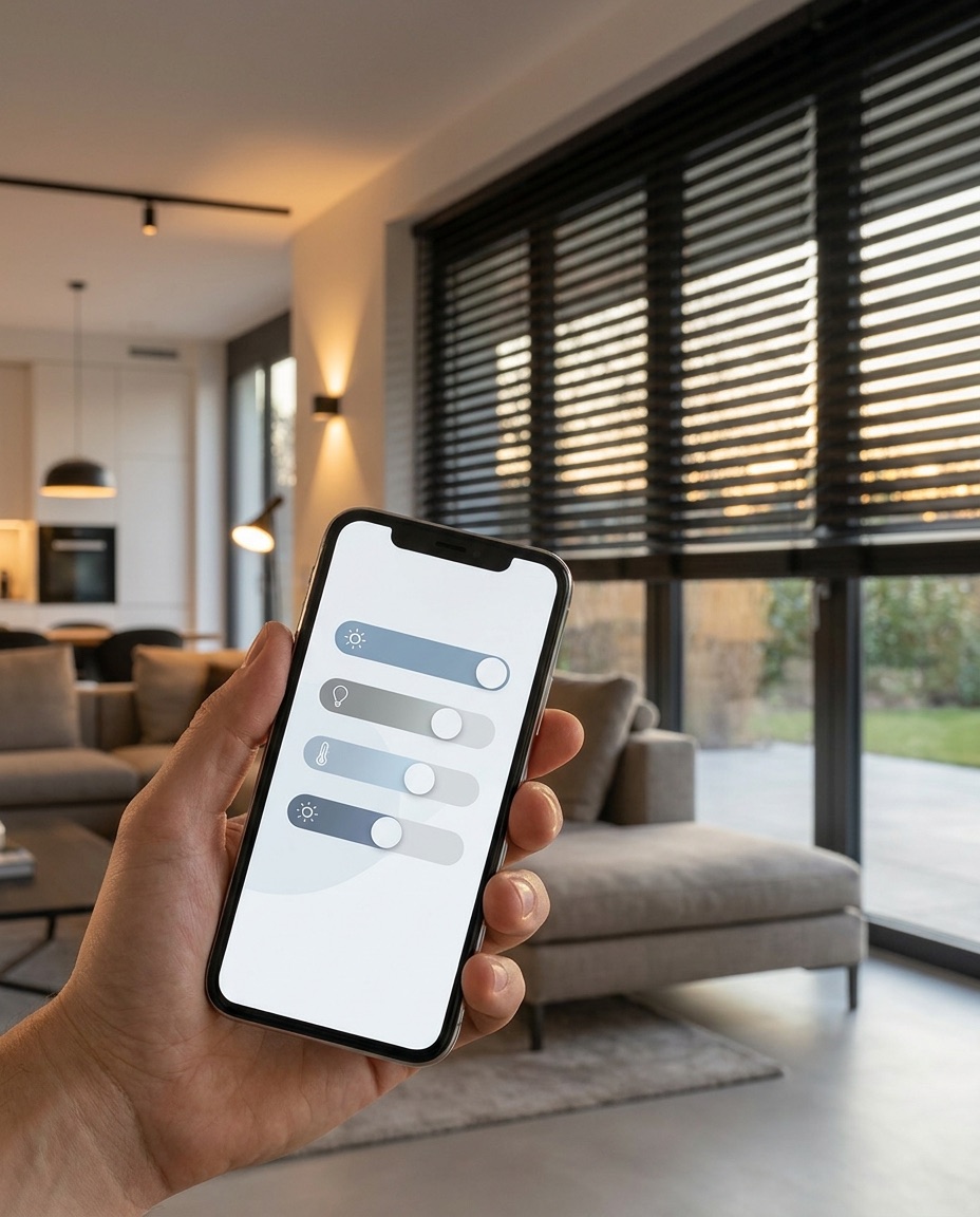Steuerung der Verschattung per Smartphone